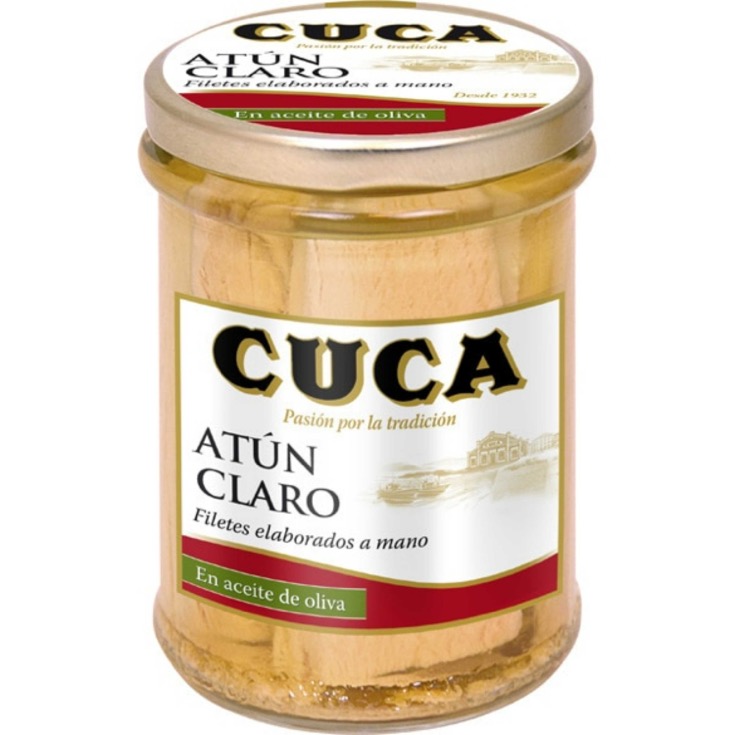 Filetes Atún Claro Aceite Oliva Cuca - 117g