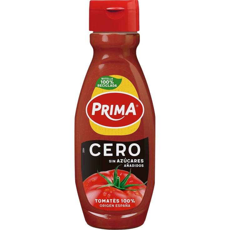 Ketchup cero sin azúcares añadidos