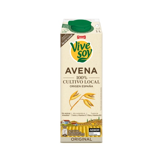 Bebida de Avena con Calcio y Vitaminas D y B12 