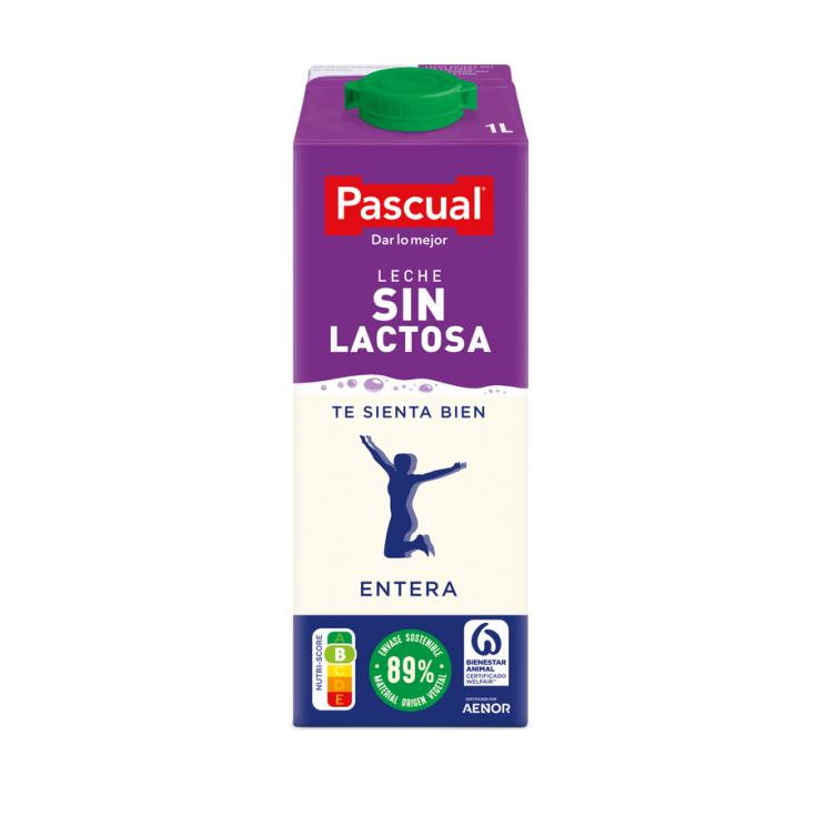 Leche Entera Sin Lactosa - Pascual - 1l