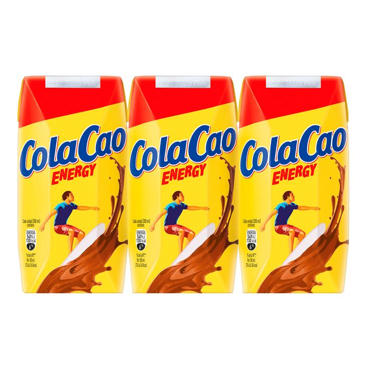 Batido de cacao UHT Energy - ColaCao - 3x200ml
