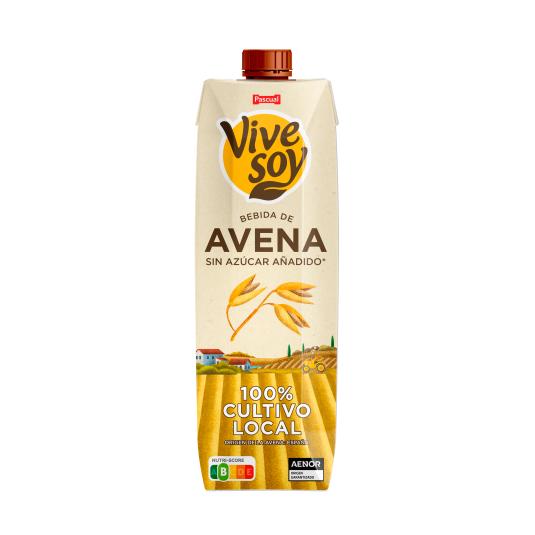 Bebida de Avena S/Azúcar y 100% Cultivo Local - Vivesoy - 1l