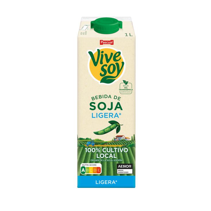 Bebida de soja ligera Vivesoy - 1l