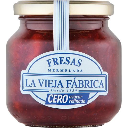 Mermelada Fresas Cero - La Vieja Fábrica - 280g