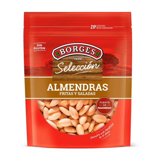 Almendras Fritas Con Sal - Borges - 200g
