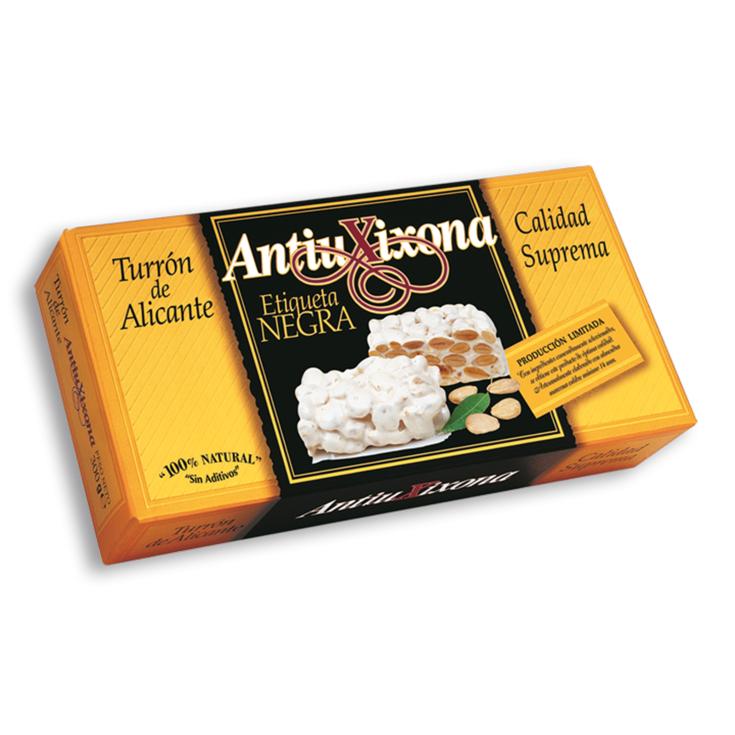 Turrón de Alicante Etiqueta Negra - Antiu Xixona - 200g