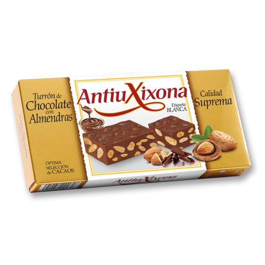 Turrón de chocolate con almendras - El Almendro - 200g