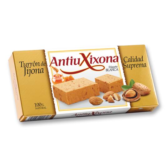 Turrón de jiona Etiqueta Blanca - Antiu Xixona - 250g