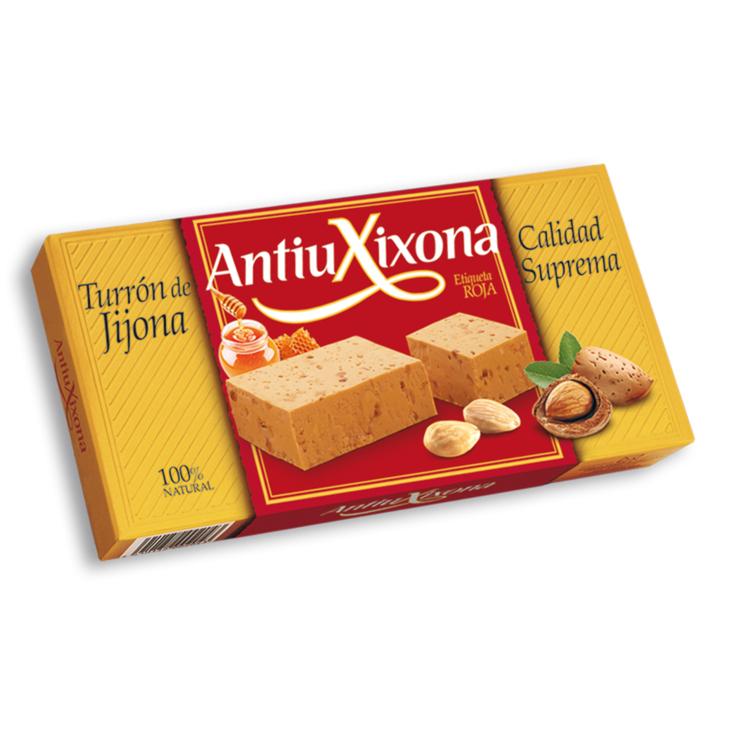 Turrón de Jijona Etiqueta Roja - Antiu Xixona - 250g