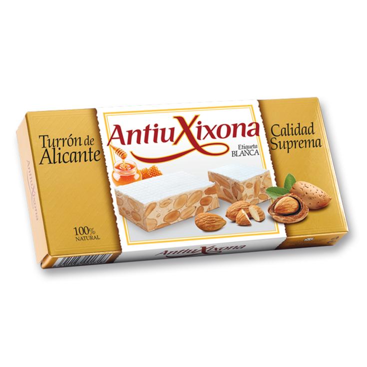 Turrón de Alicante Etiqueta blanca - Antiu Xixona - 250g