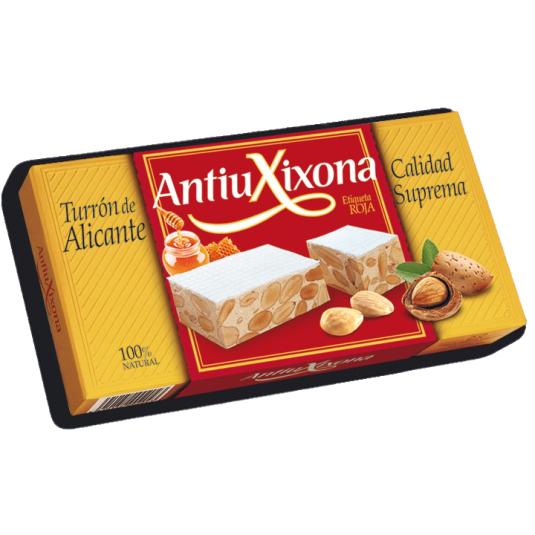 Turrón Alicante Etiqueta Roja Antiu Xixona - 250g