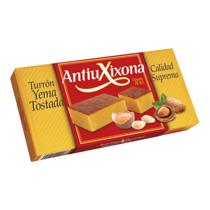 Turrón yema tostada Etiqueta Roja - Antiu Xixona - 250g