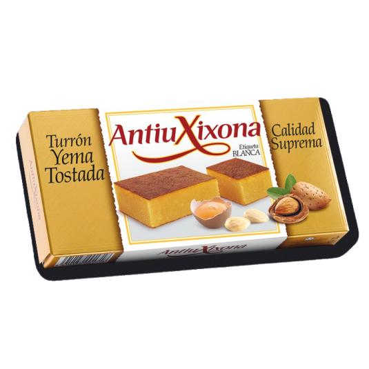 Turrón de Yema Tostada Etiqueta Blanca Antiu Xixona - 250g