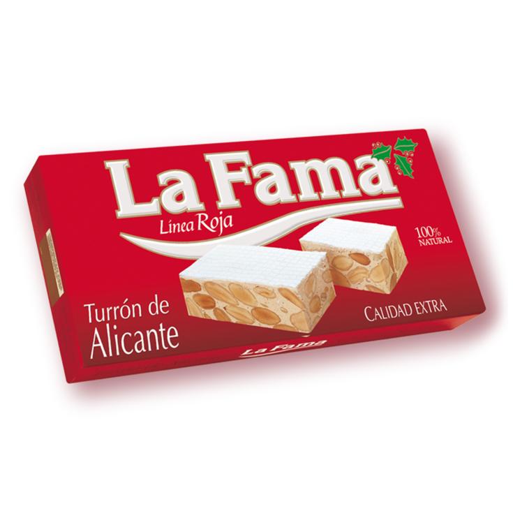 Turrón de Alicante Línea Roja - La Fama - 200g