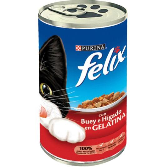 Comida Húmeda para gatos de buey y pollo - Felix - 400g
