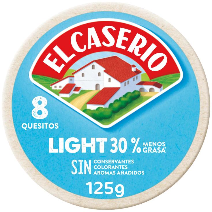 Quesitos en porciones light El Caserío - 125g