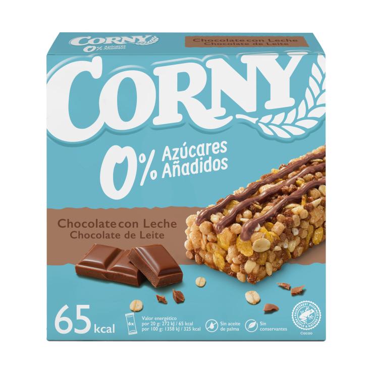 Barritas Cereales Chocolate con Leche Corny - Hero - 6X20g