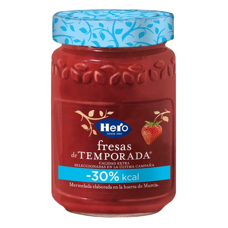 Mermelada fresas de temporada 30% Kcal 335g Mermelada fresas de temporada 30% Kcal 335g