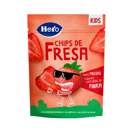 Chips de fresa desde 3 años bolsa 12 g