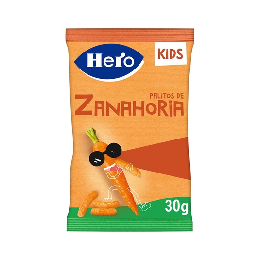 Palitos de zanahoria desde 3 años bolsa 30 g