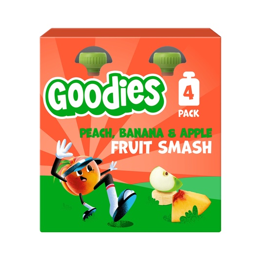 Snacks Galletas Goodies Choco Plátano 4X20G