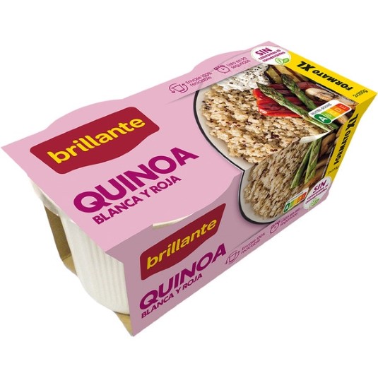 Quinoa blanca y roja Brillante - 2x200g