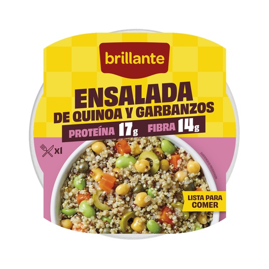 Ensalada De Quinoa Y Garbanzos