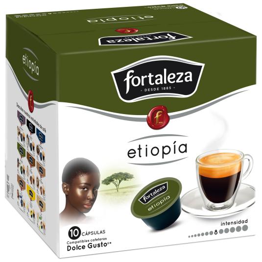 Café cápsulas Etiopía 10 uds