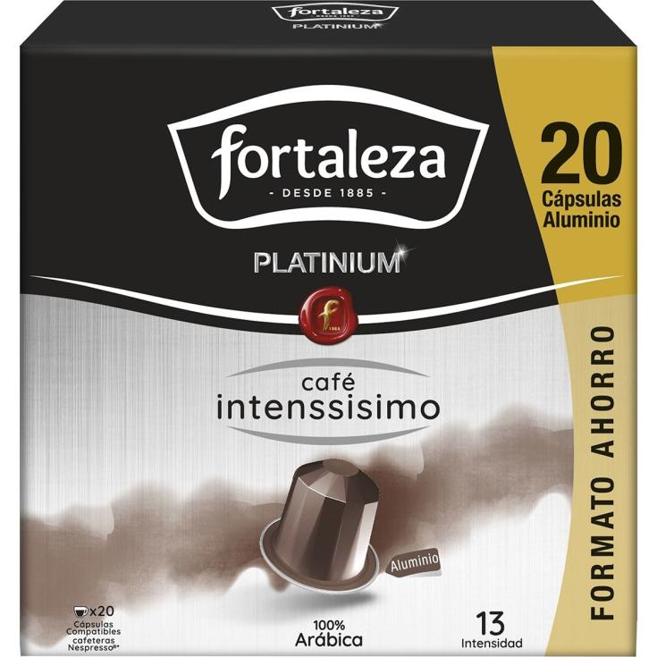 Café Intenssisimo 10 cápsulas Fortaleza Platinium compatibles con