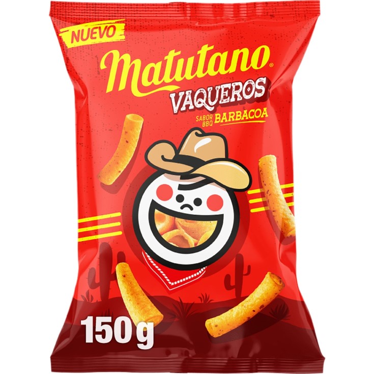 Snacks vaqueros sabor barbacoa - 150g