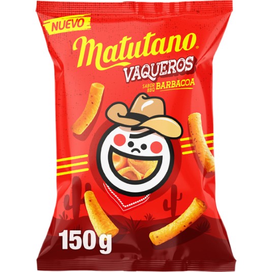 Snacks vaqueros sabor barbacoa - 150g