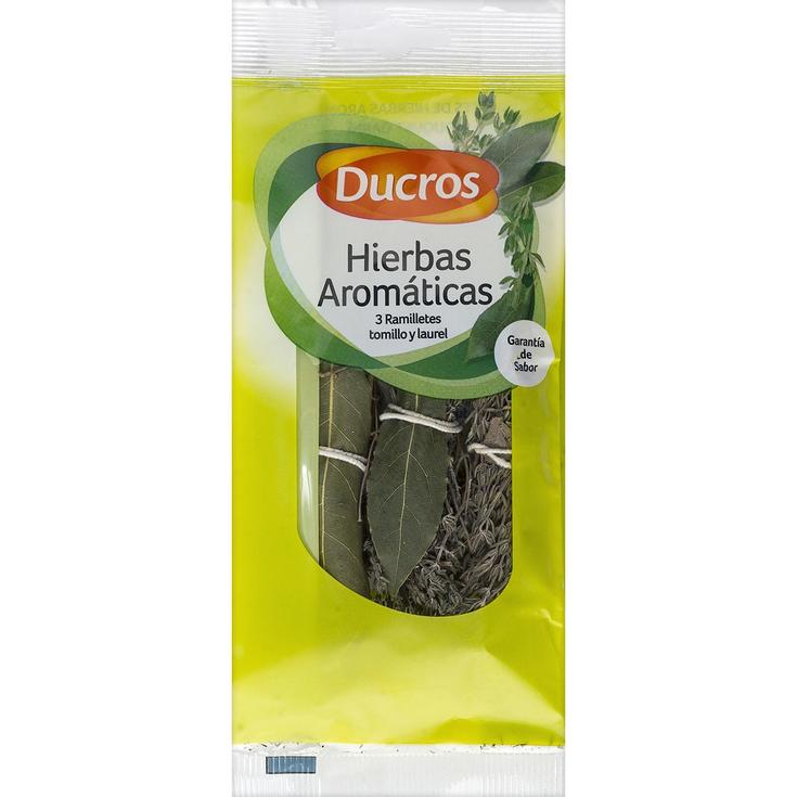 Hierbas aromáticas 3 ramilletes de tómillo y laurel