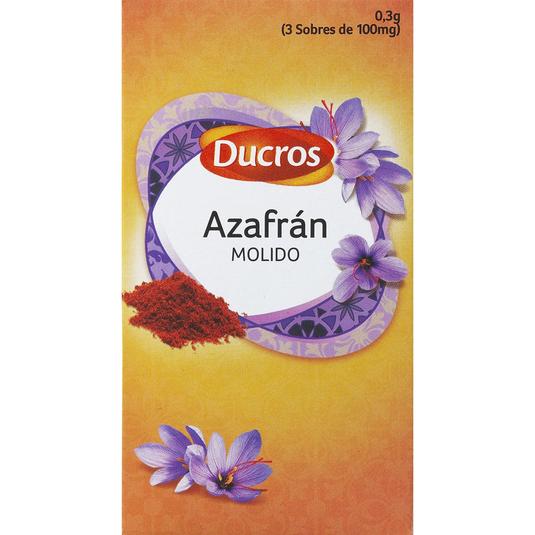 Azafrán molido en caja 0,3g