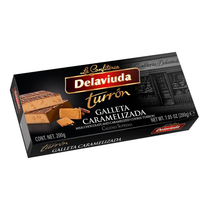 Turrón de galleta caramelizada - Delaviuda - 200g