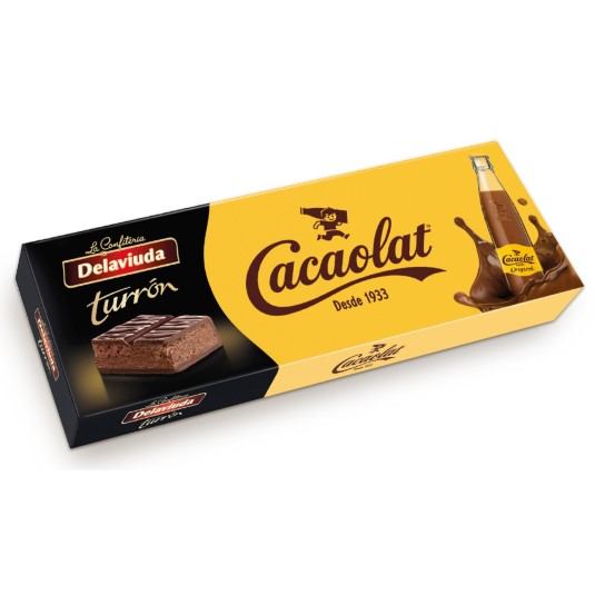 Turrón praliné cacaolat Delaviuda - 140g