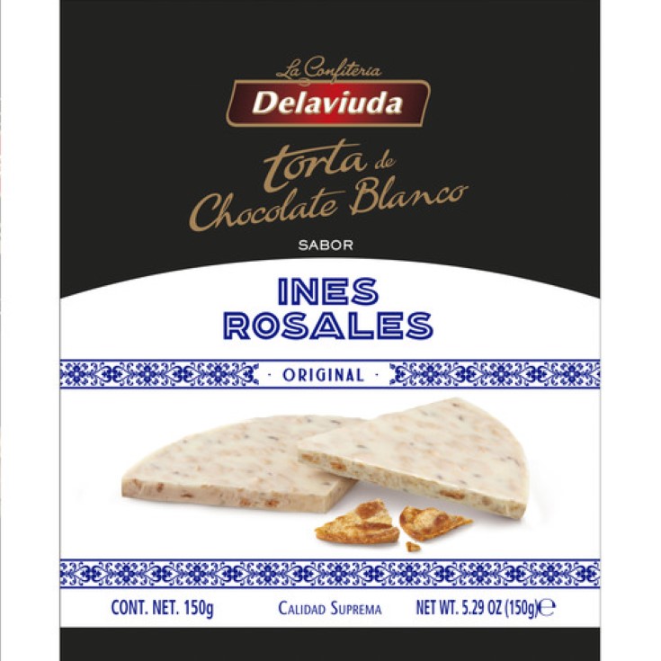 Torta chocolate blanco Inés Rosales - 150g