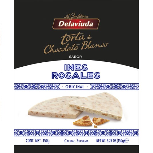 Torta chocolate blanco Inés Rosales - 150g