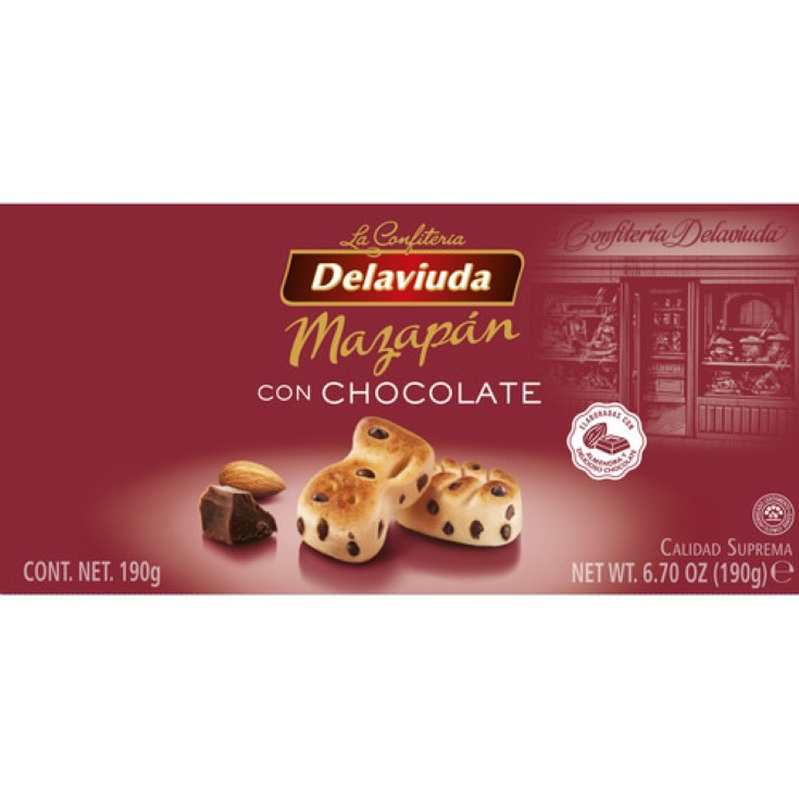 Mazapán con chocolate Delaviuda - 180g