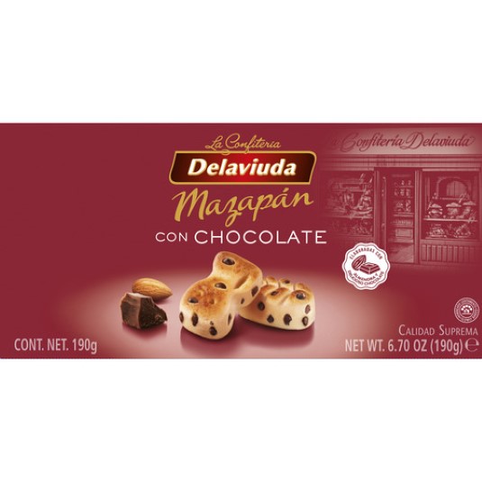 Mazapán con chocolate Delaviuda - 180g