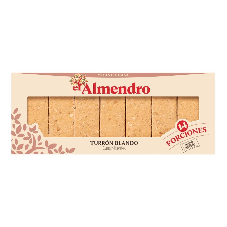 Porciones turrón blando El Almendro - 420g