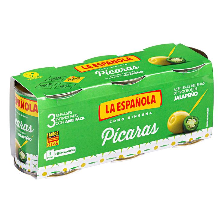 Aceitunas pícaras rellenas La Española - 3x50g