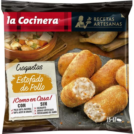 Croquetas Artesanas de Pollo - La Cocinera - 500g