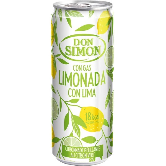 Limonada con lima y gas - 33cl