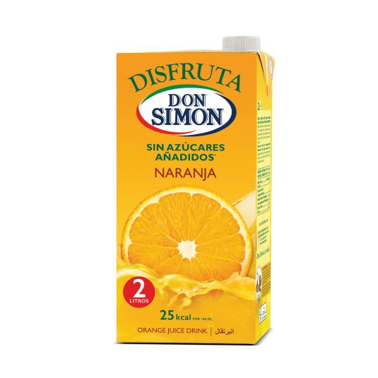 Zumo naranja sin azúcar añadido 2l