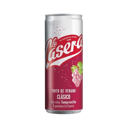 Tinto de verano clásico con gaseosa La Casera 