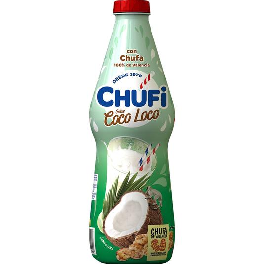 Horchata de chufa sabor coco loco