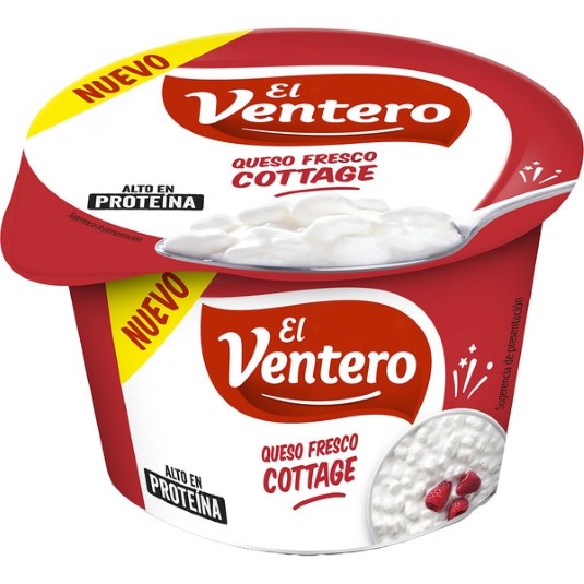 Queso fresco Cottage alto en proteina - 180g