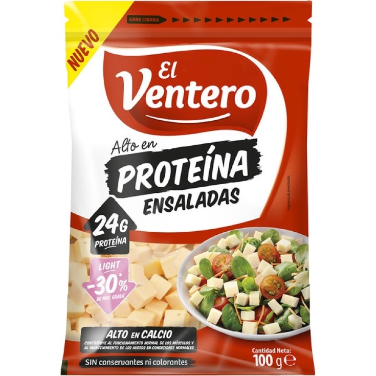 Queso light alto en proteínas para ensalada - 100g