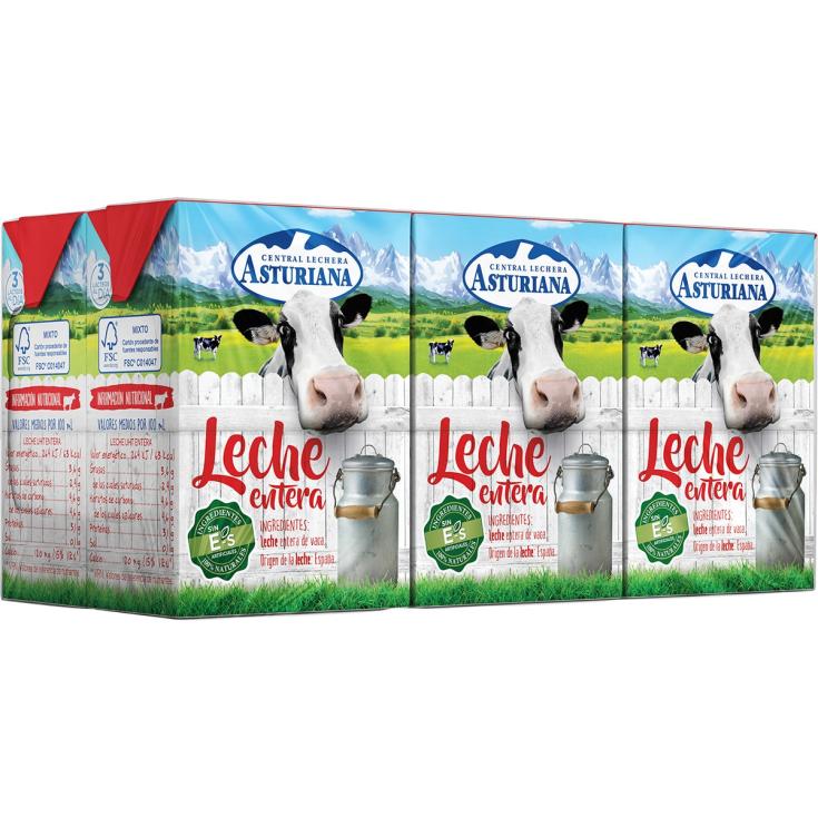 Leche entera 6x200ml