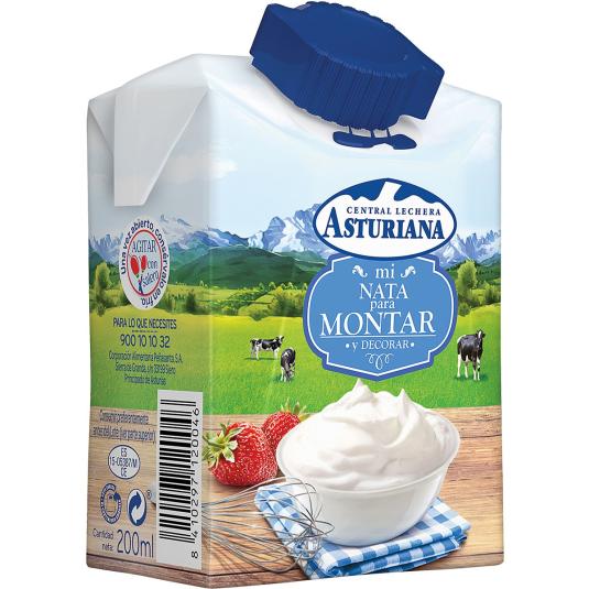 Nata líquida lista para montar - Asturiana - 200ml